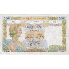 Francia, 500 Francs, La Paix, 1941, C.3247, BB, Fayette:32.19, KM:95b