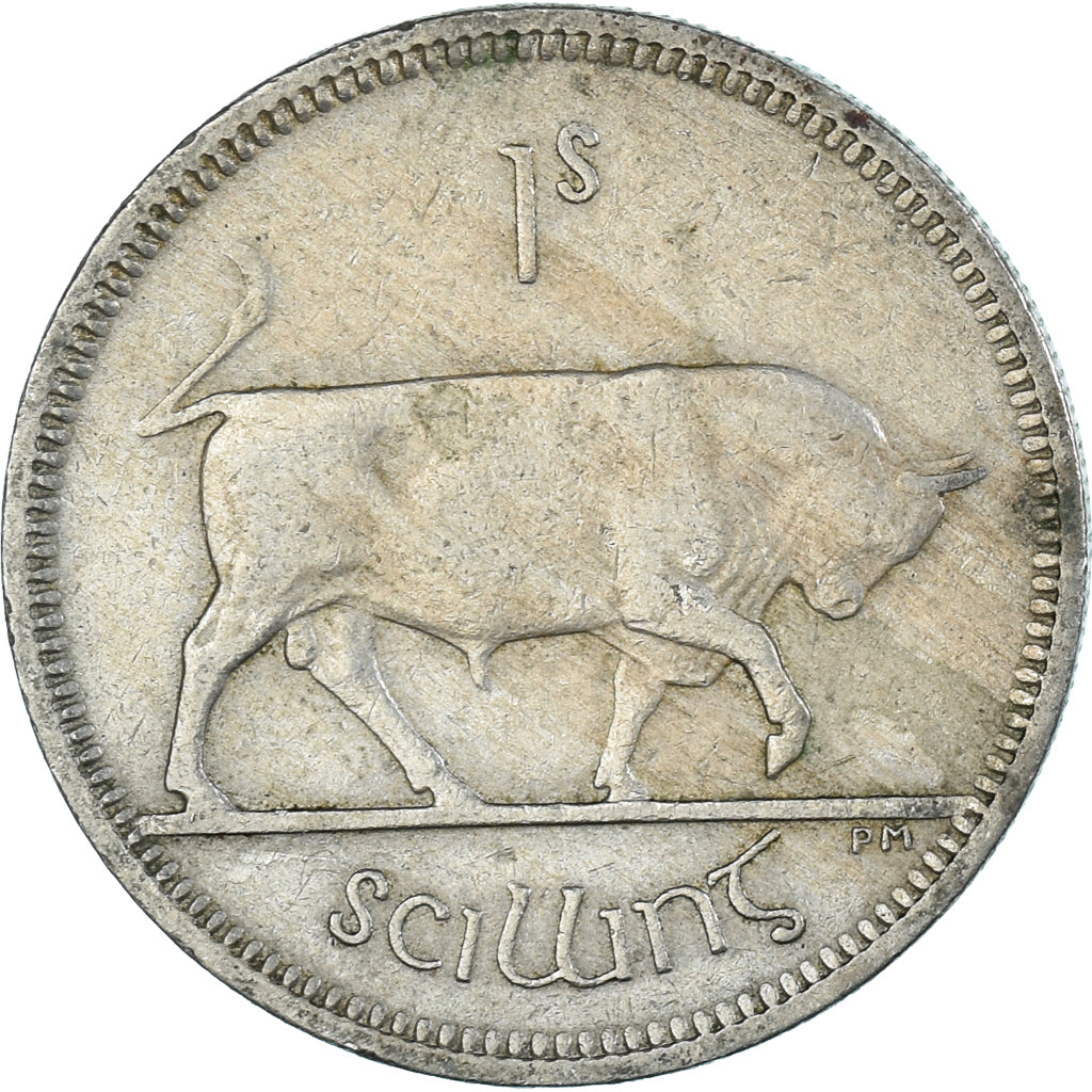 Coin, Ireland, Shilling, 1966