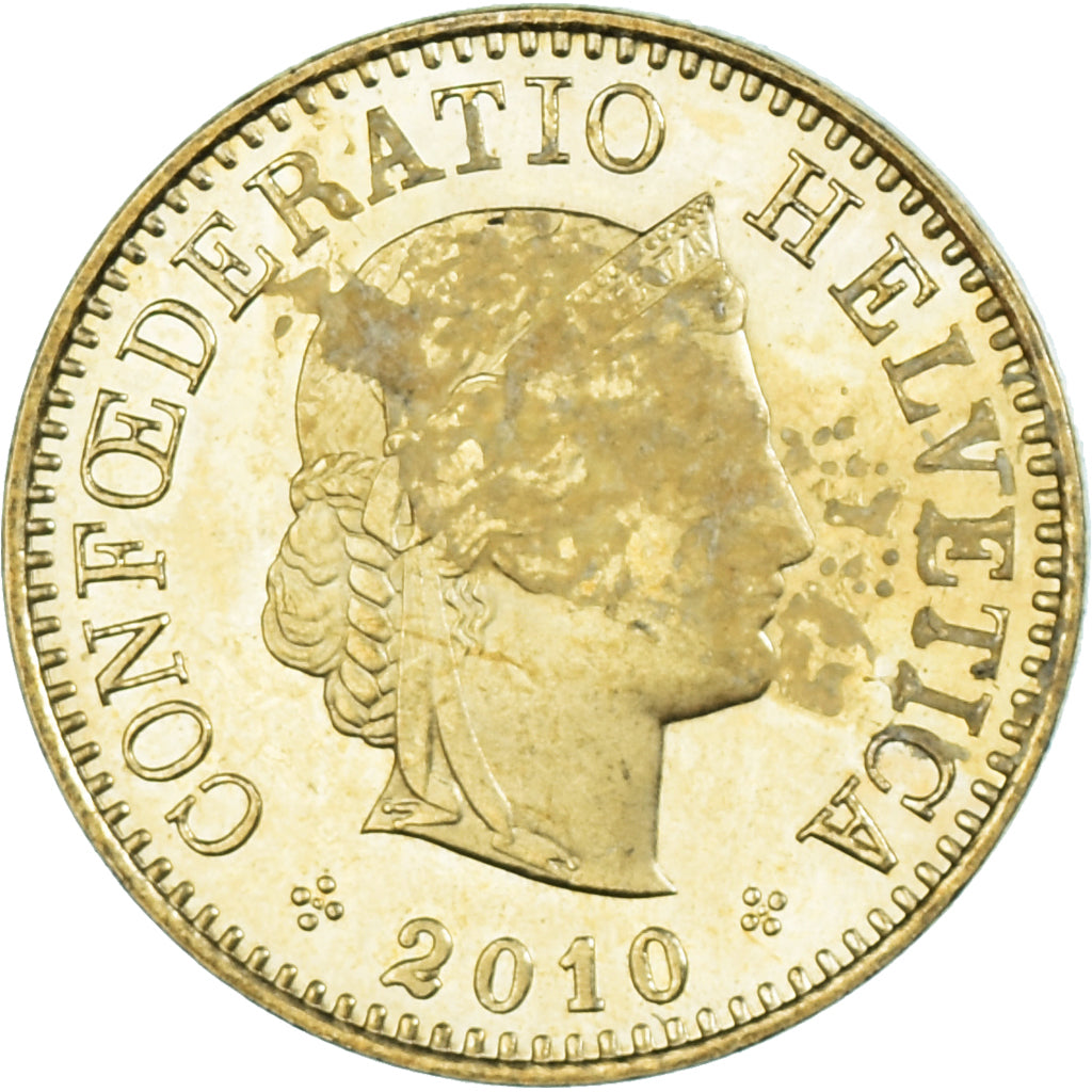 Münze, Schweiz, 5 Rappen, 2010