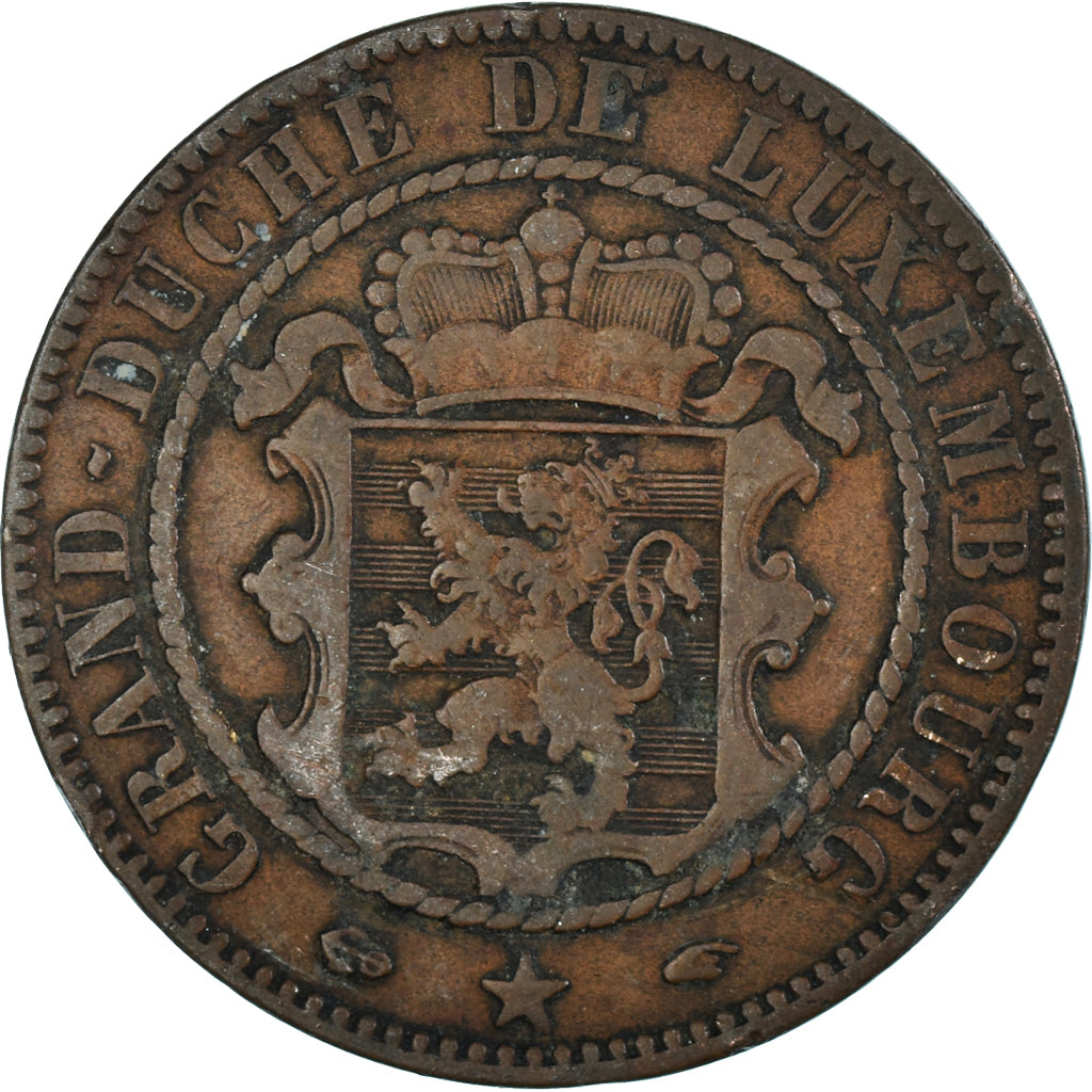 Coin, Luxembourg, 10 Centimes, 1860