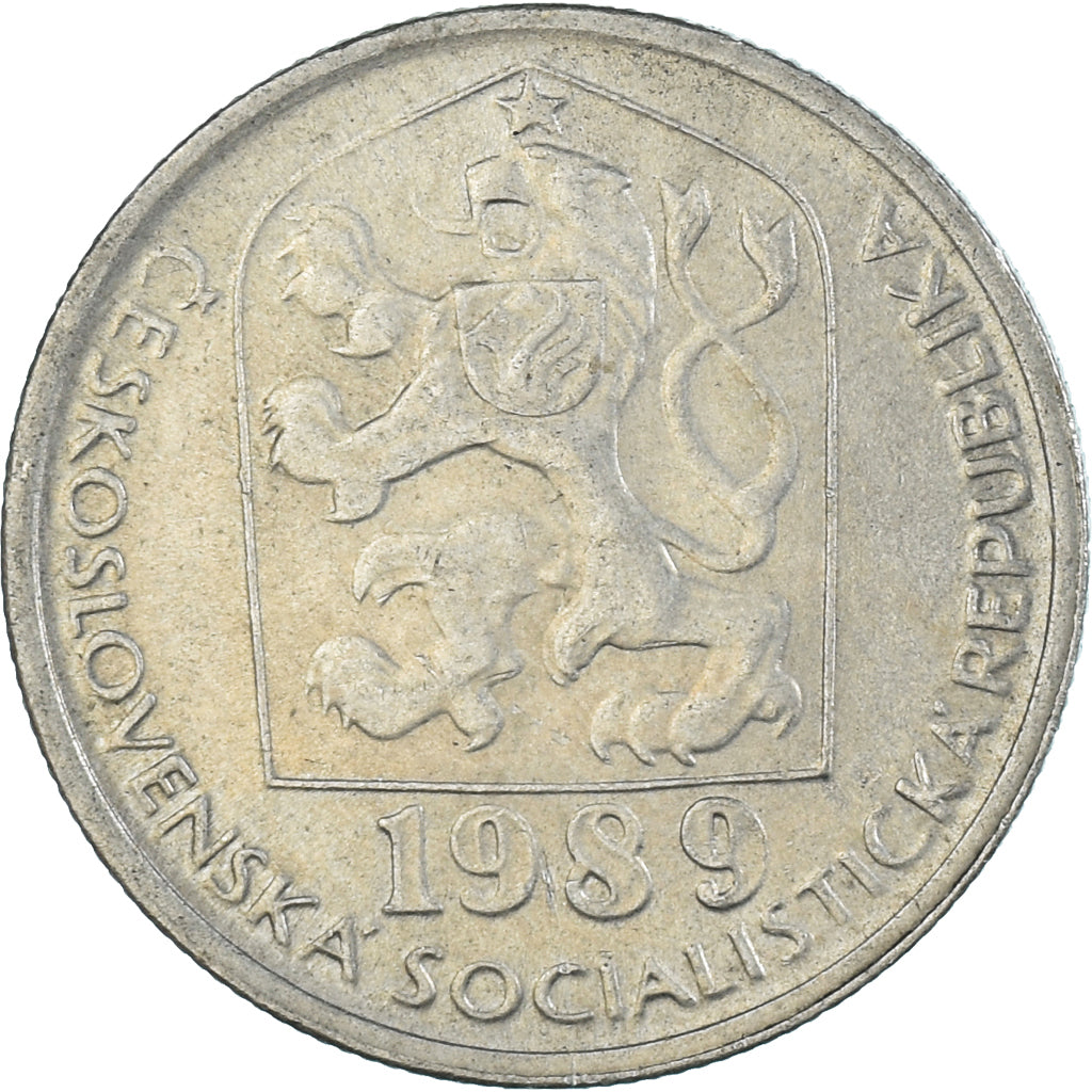 Moneta, Czechosłowacja, 50 Haleru, 1989