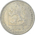 Coin, Czechoslovakia, 50 Haleru, 1989