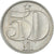 Moneda, Checoslovaquia, 50 Haleru, 1989