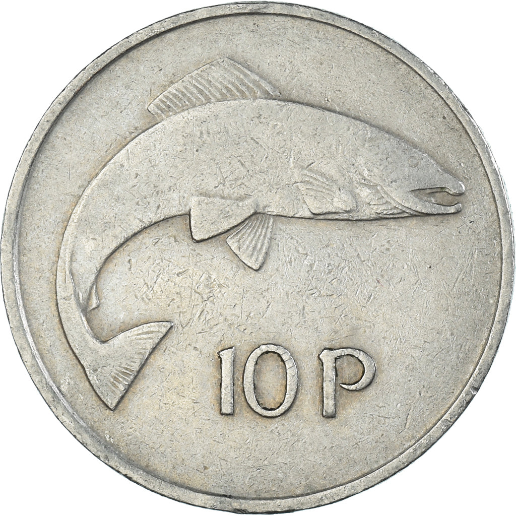 Münze, Ireland, 10 Pence, 1945