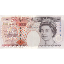 Great Britain, 10 Pounds, KM:386b, EF(40-45)