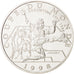 France, 10 Francs Argentina, 1997, MS(65-70), Silver, KM:1161
