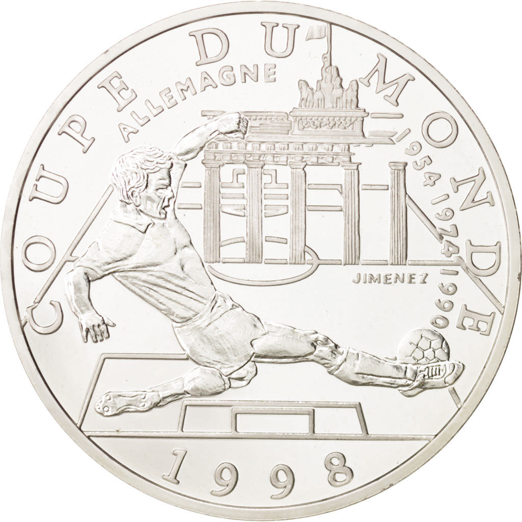 Coin, France, 10 Francs, 1997, MS(65-70), Silver, KM:1164