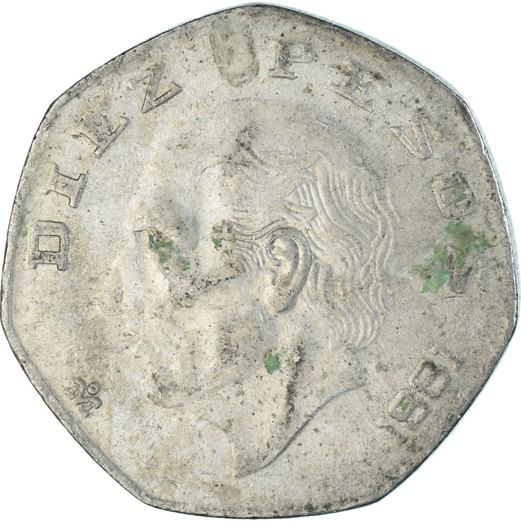 Moneda, México, 10 Pesos, 1881