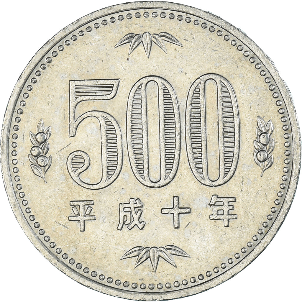 Moneta, Giappone, 500 Yen, 1998