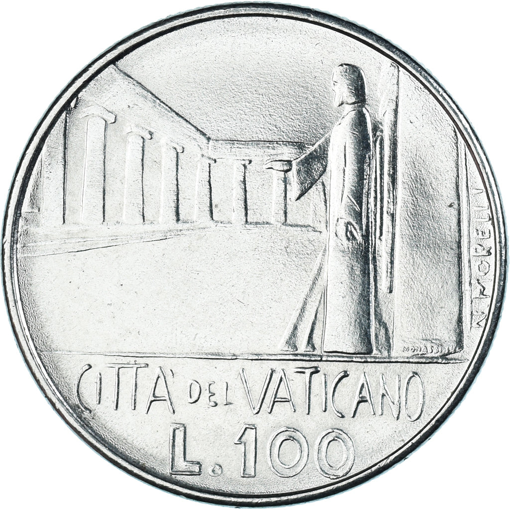 Coin, Vatican, 100 Lire, 1975