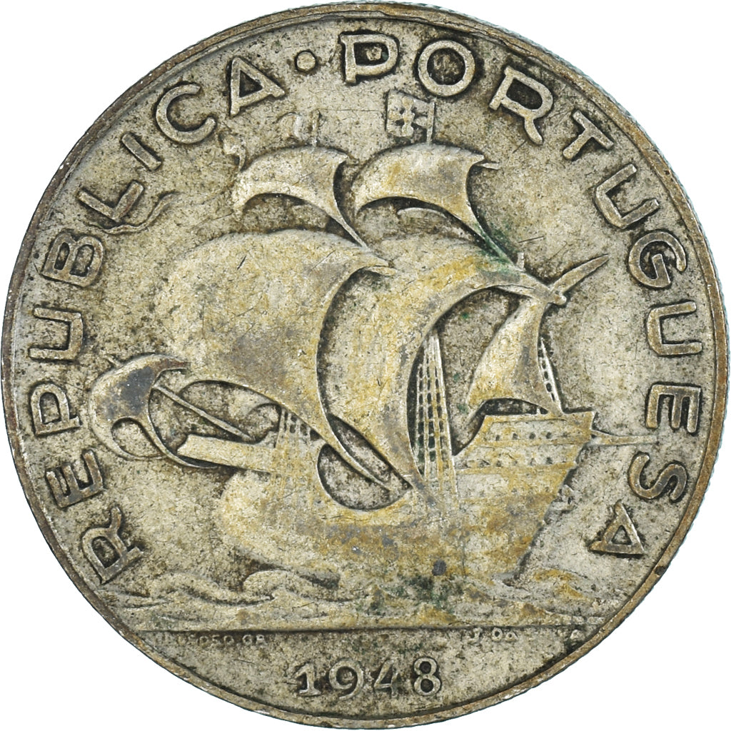 Moneta, Portogallo, 5 Escudos, 1948