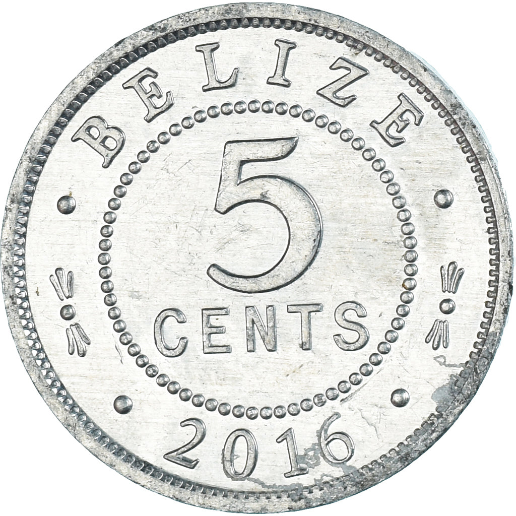 Coin, Belize, 5 Cents, 2016