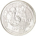 France, Franc World Cup Soccer Games, 1997, MS(64), Silver, KM:1211