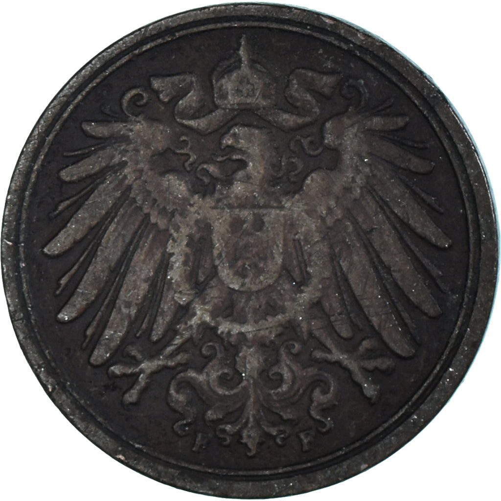 Monnaie, Allemagne, Pfennig, 1898