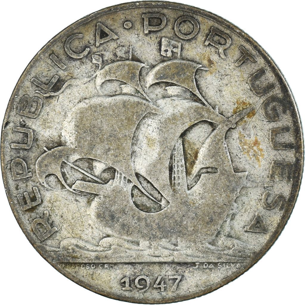 Coin, Portugal, 5 Escudos, 1947