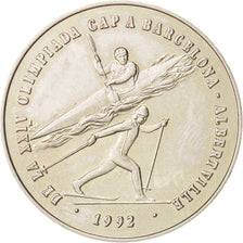 Andorra, 2 Diners, 1987, AU(55-58), Copper-nickel, KM:46.1