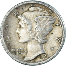 Moneta, USA, Dime, 1917