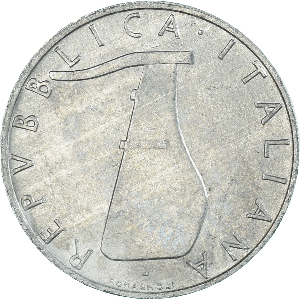 Moneda, Italia, 5 Lire, 1985