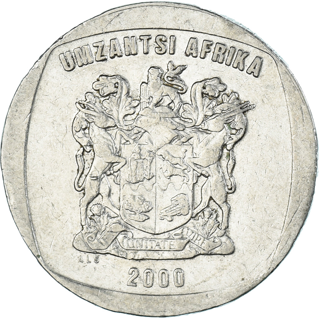 Monnaie, Afrique du Sud, 2 Rand, 2000