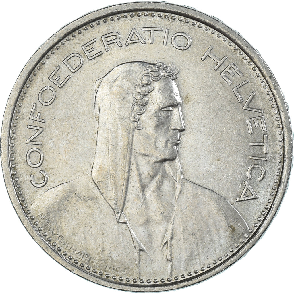 Moneta, Svizzera, 5 Francs, 1968