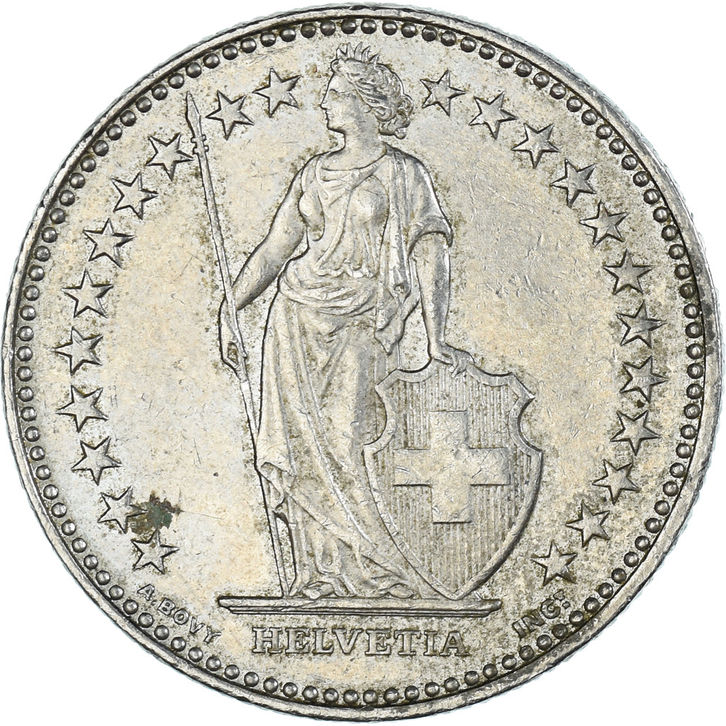 Moneda, Suiza, 2 Francs, 2000
