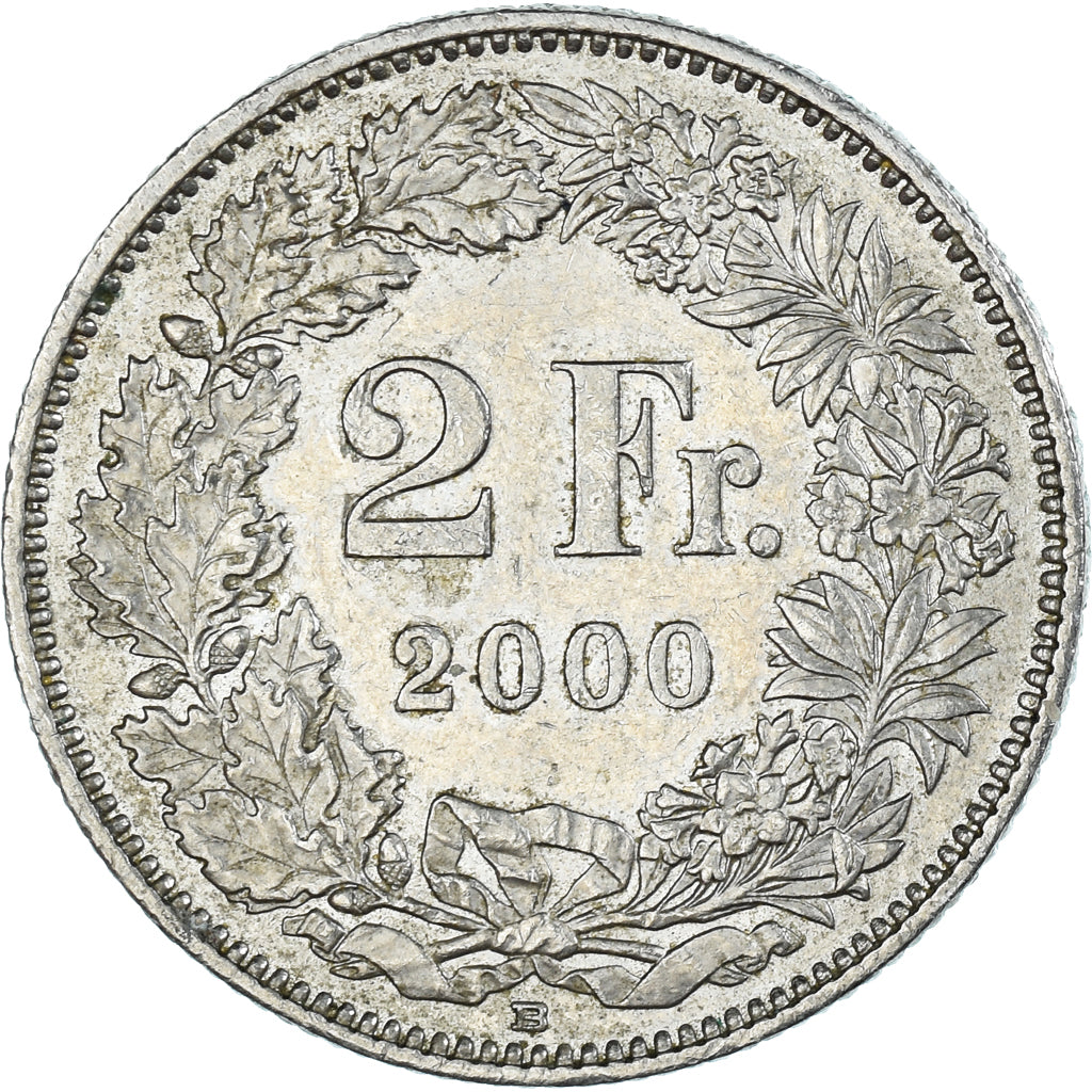 Moneda, Suiza, 2 Francs, 2000