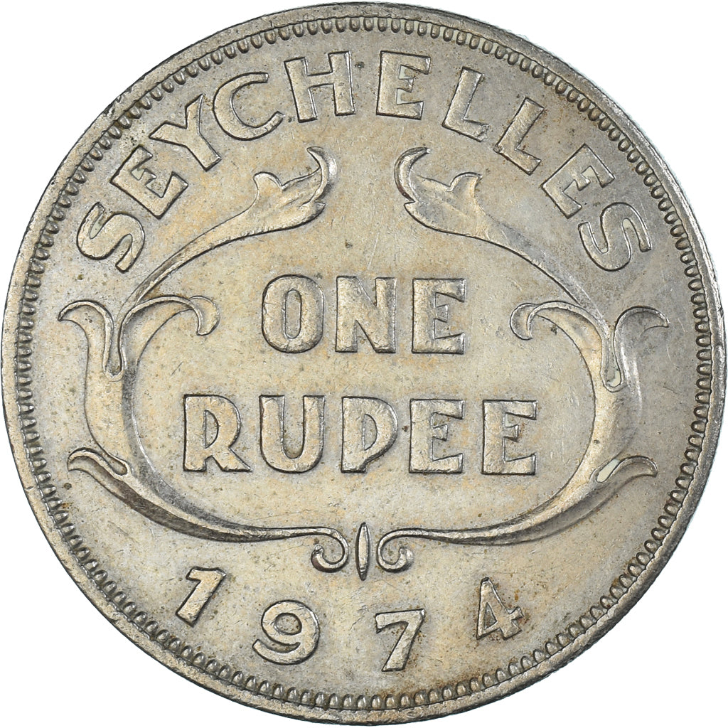 Monnaie, Seychelles, Rupee, 1974