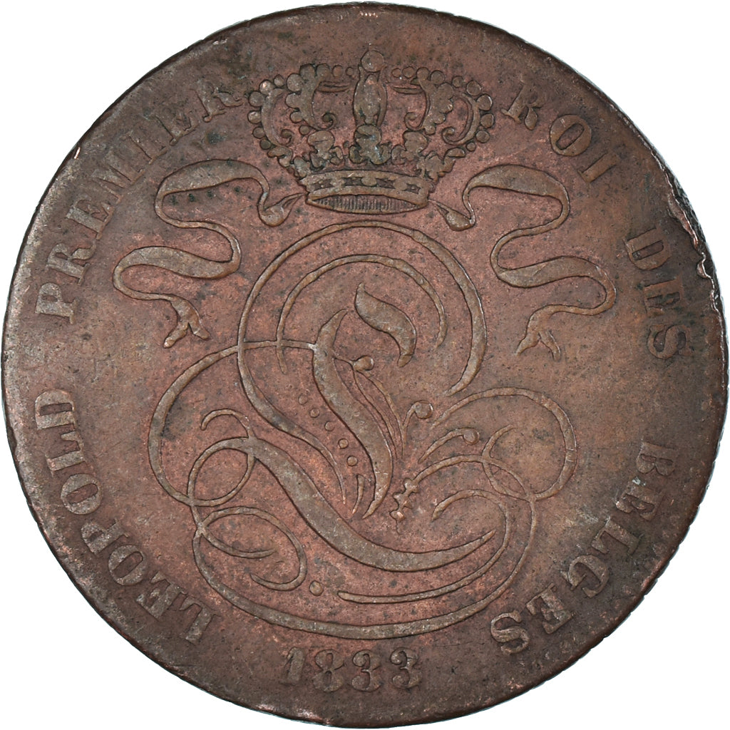 Coin, Belgium, 5 Centimes, 1833