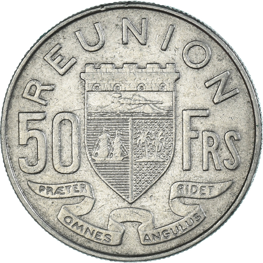 Moeda, Reunião, 50 Francs, 1964