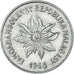 Coin, Madagascar, 5 Francs, Ariary, 1966