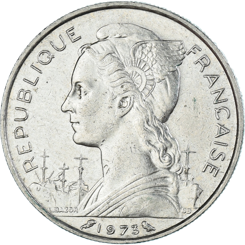 Münze, Réunion, 50 Francs, 1973