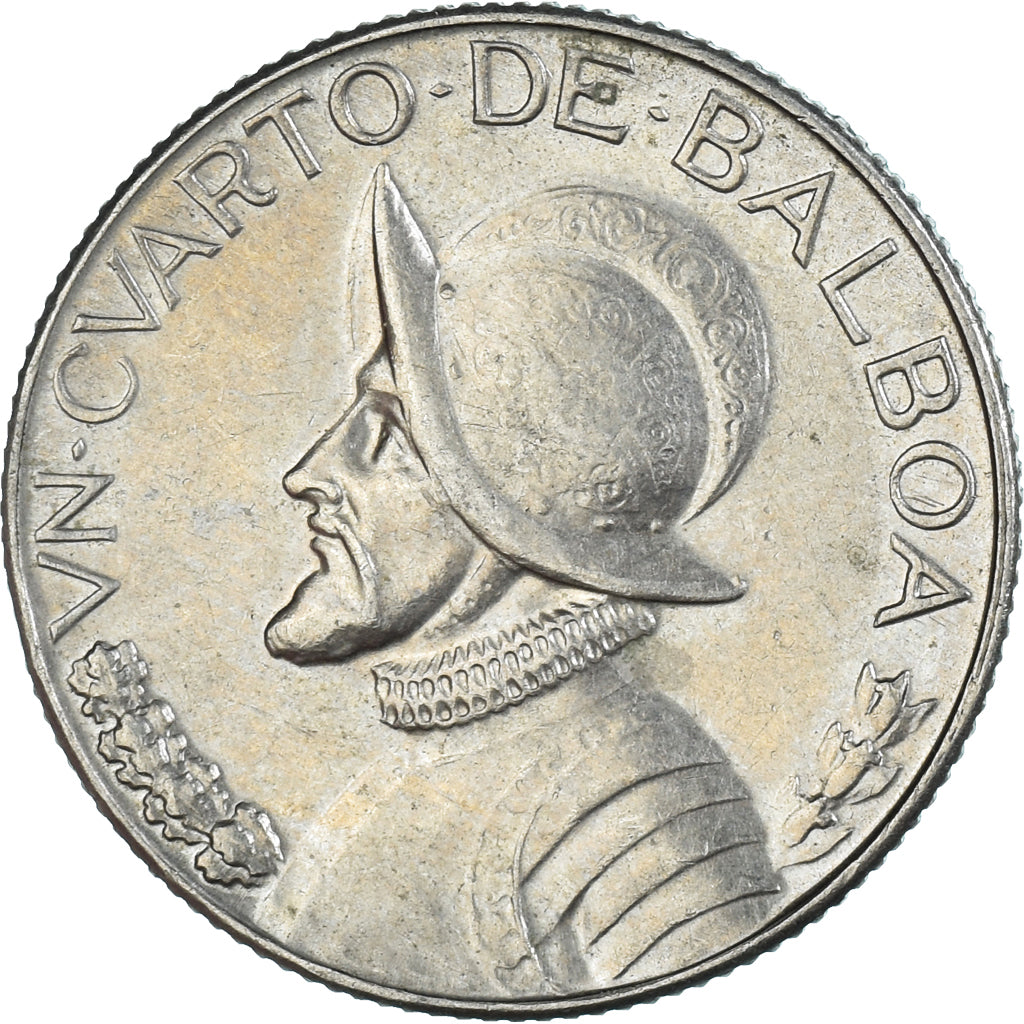 Moeda, Panamá, 1/4 Balboa, 1968