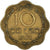 Coin, Ceylon, 10 Cents, 1969