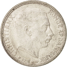Denmark, Christian X, Krone, 1915, Copenhagen, AU(55-58), Silver, KM:819