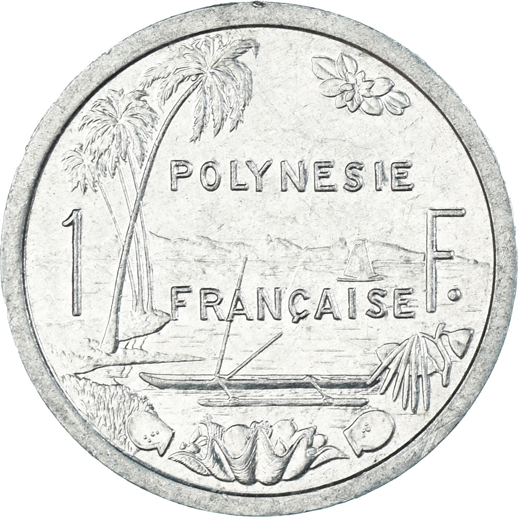 Coin, French Polynesia, Franc, 1990