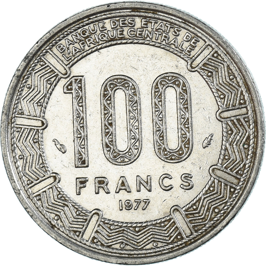 Monnaie, Gabon, 100 Francs, 1977