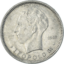 Moneta, Belgio, 5 Francs, 5 Frank, 1937