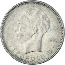 Moeda, Bélgica, 5 Francs, 5 Frank, 1936