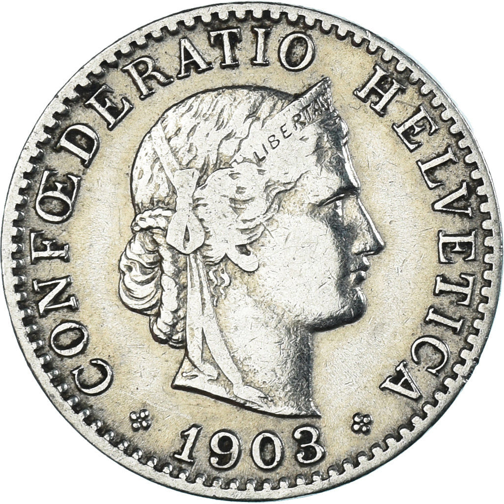 Coin, Switzerland, 20 Rappen, 1903