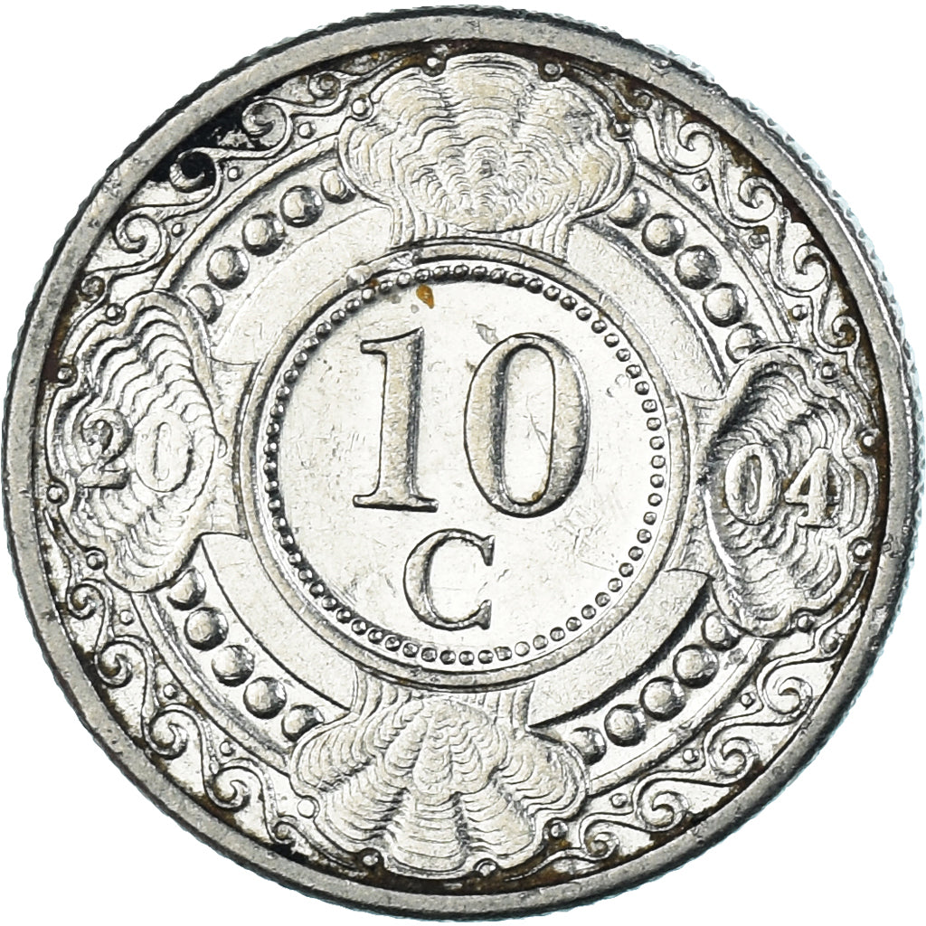 Coin, Netherlands Antilles, 10 Cents, 2004