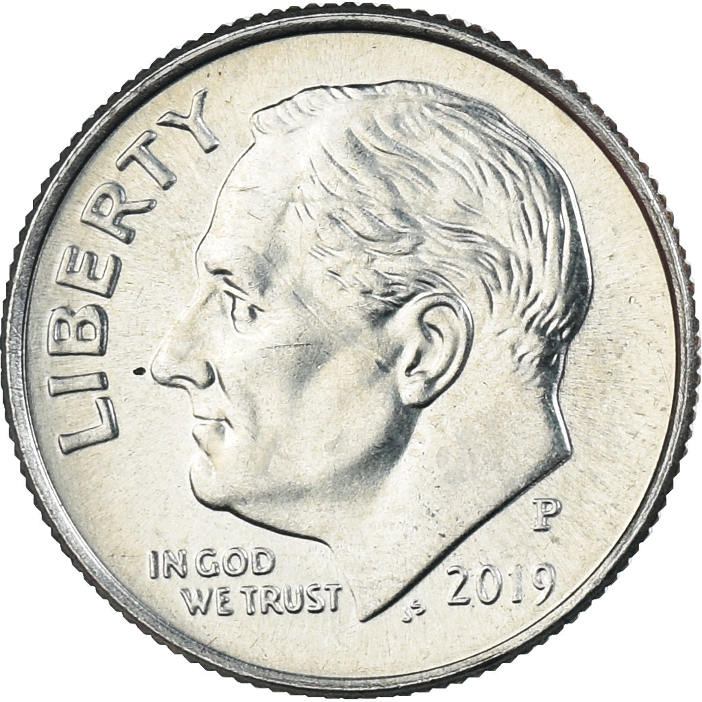 Moneda, Estados Unidos, Dime, 2019