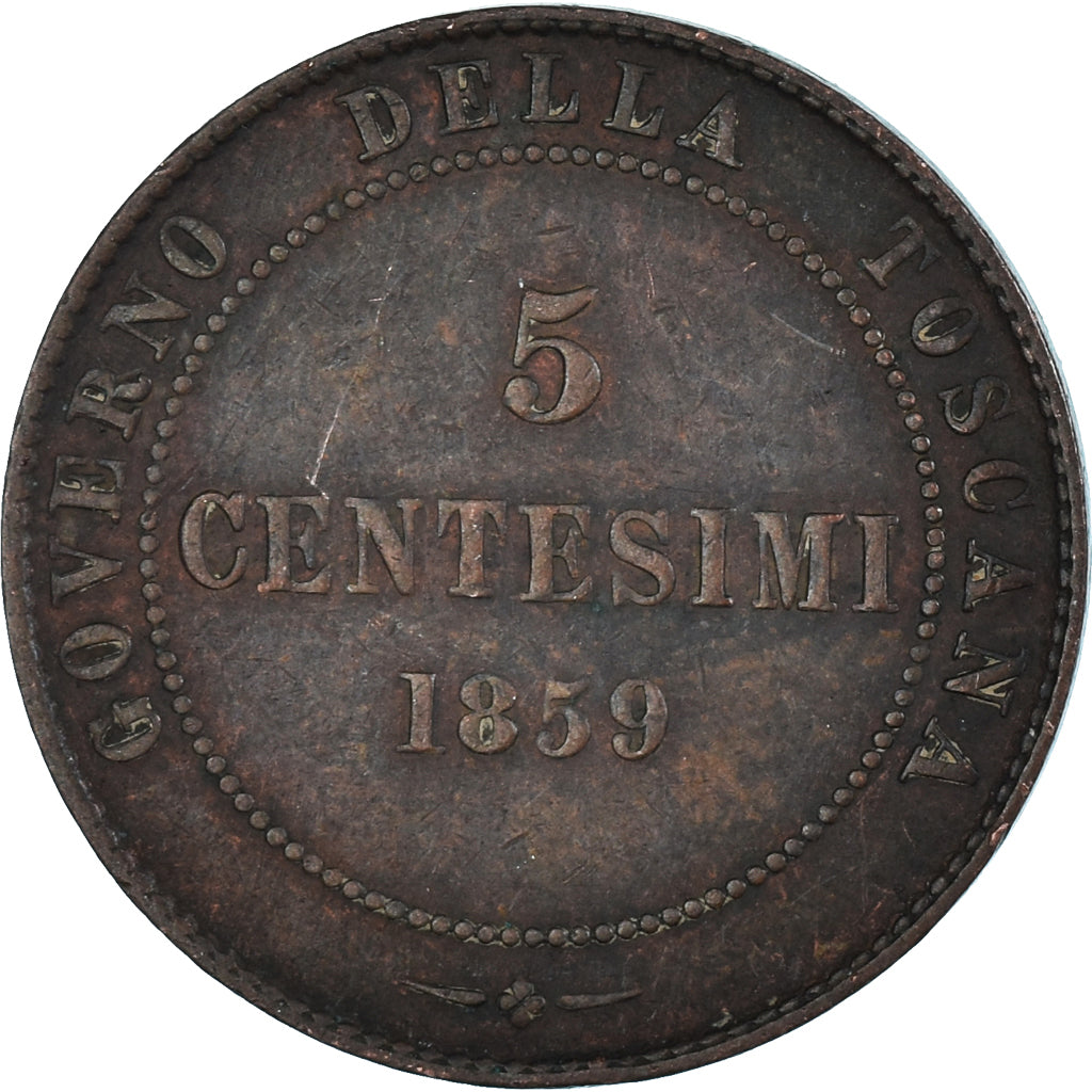 Coin, ITALIAN STATES, 5 Centesimi, 1859