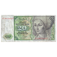 GERMANY - FEDERAL REPUBLIC, 20 Deutsche Mark, 1980, 1980-01-02, KM:32d