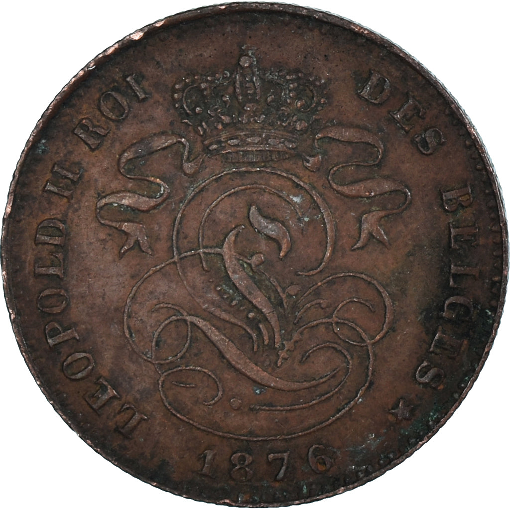 Munten, België, Centime, 1876