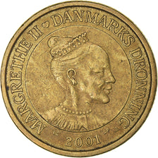 Moneta, Danimarca, 20 Kroner, 2001