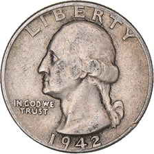Coin, United States, Quarter, 1942