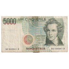 Italy, 5000 Lire, 1985, 1985-01-04, KM:111b, VF(30-35)