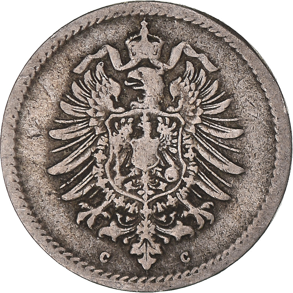 Coin, Germany, 5 Pfennig, 1875