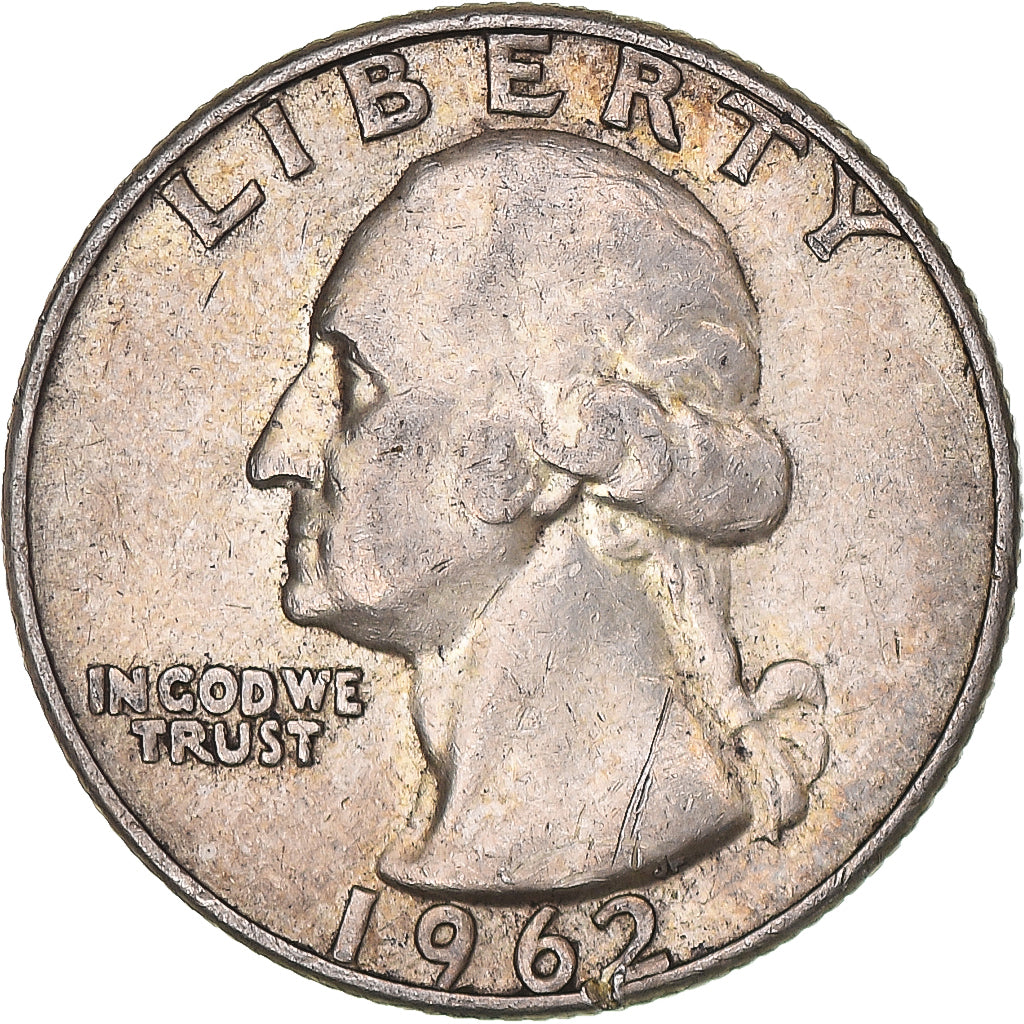 Moneta, Stati Uniti, Quarter, 1962