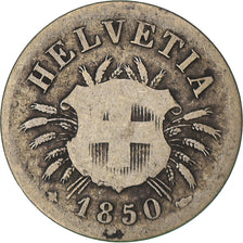 Moneta, Svizzera, 5 Rappen, 1850